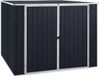 vidaXL Tuinschuur 195x198x159 cm Gegalvaniseerd Staal Antraciet