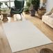 Mia's Theo Tapijten, modern laagpolig met hoog-laag-effect, 3D-effect, hoge pooldichtheid, zacht, Panglao design, crème, 80 x 300 cm