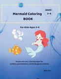 Big & Easy Mermaid Coloring Book for Kids Ages 3–6