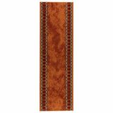 vidaXL - Lopers - Tapijt - FLORNES - Geweven - Oranje - 67 cm x 150 cm