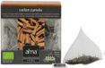 ALMA Thé noir bio à la cannelle de Ceylan, 15 pyramides, 30 g