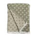 Almedahls Couverture Panier 170x120 cm Vert-beige