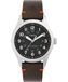 Timex Expedition North 36 mm herenhorloge - Bruine milieuvriendelijke tweedelige band met snelsluiting, zwarte wijzerplaat, roestvrijstalen kast TW2V64200