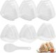 Sushivorm - Set van 6 - Polypropeen - Herbruikbaar - Voedselveilig