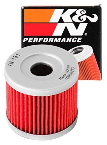 K&N Powersports Oliefilter - Filterpatroon 44x40mm compatibel met Suzuki, Hyosung (KN-131)