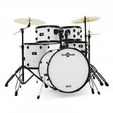 Gear4music BDK-20 Expanded Fusion Drumstel, Wit