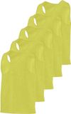Ciclón Sports Training Bib (5-Pack) Geel 164/176