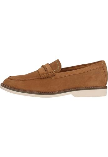Clarks Atticus LTSlip Mens Cola Suede, 10.5