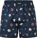 Happy Shorts Boxershorts Heren X-mas Cookies Blauw - Maat XL