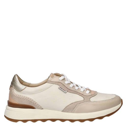 Pikolinos Arrecifa leren sneakers beige