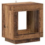 vidaXL Bijzettafel Oud hout 60 x 40 x 65 cm Bewerkt hout