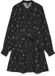 VERO MODA VMSONJA POLLY LS SHORT DRESS WVN GA - Femme - Mini robe - Noir - XS