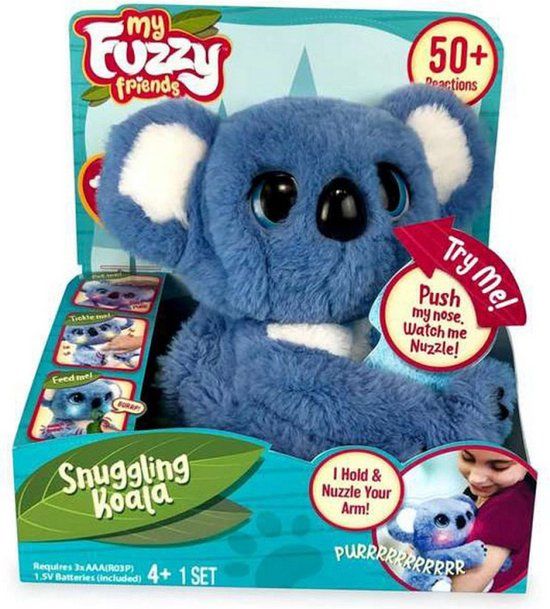 Famosa Muzikale Knuffel Koala Flesje - 25,4 cm