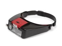 Velleman Hoofdloep, met ledverlichting, vergroting 1.8x/2.3x/3.3x, met regelbare lichtmodule