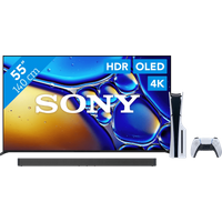 Sony 55" Bravia 8 II 4K QD-OLED + Sony Bravia Theatre Bar 8 Zwart + PlayStation 5