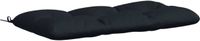 vidaXL Bankkussen VIANEN 100% Polyester Bleu foncé 110 x 60 x 12 cm
