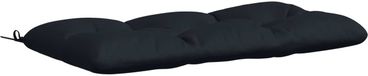 vidaXL Bankkussen VIANEN 100% Polyester Bleu foncé 110 x 60 x 12 cm