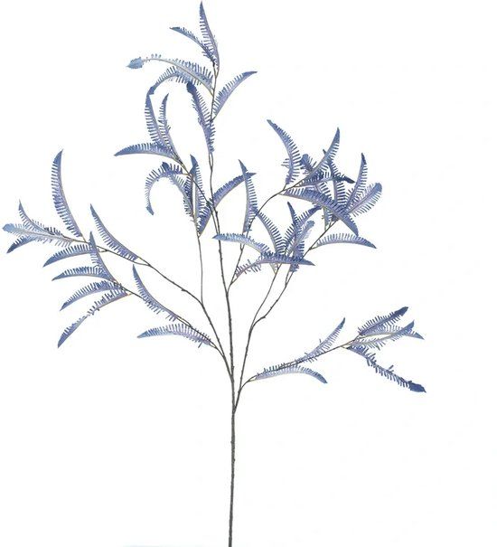 Buitengewoon Boet Kunsttak Pictum fern branche Mirja blue 138 cm