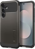 Spigen Slim Armor MagFit Hoesje Geschikt voor Samsung Galaxy S25 FE | Back Cover Compatibel met MagSafe / Qi2 | met Standaard | Air Cushion technologie | Gunmetal