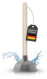 Germany Pompe de drainage - Déboucheur - 140 mm - Gris