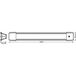 OSRAM LED kantoor hanglamp OFFICE LINE, lengte 60 cm, wit schakelaar
