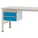 Manuflex ZB4515.5012 Boîtier sous-plan mobile, utilisation 300 mm avec 2 tiroirs. Pour table profondeur 800 mm