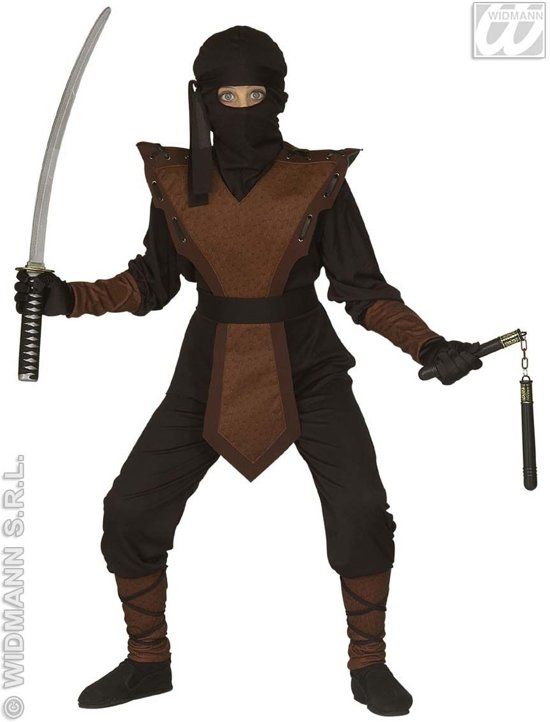 Widmann Ninja Rover Kostuum Jongen Maat 128 - Carnaval Verkleedkleding