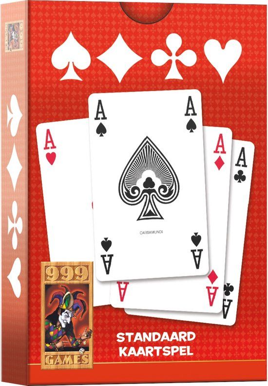 999 Games Standaard Kaartspel Rood