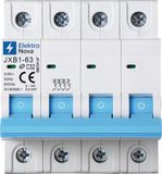 ELEKTRONOVA Stroomonderbreker 3 fasen 4P 32A C32 6kA - 4 modules DIN - 380V