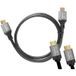 LTC Gold Videosnoer, HDMI - HDMI, 8K, 1m, Zwart