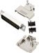 MH Connectors MHD45ZK25-DB25P-K Connecteur D-sub mâle-set 45 ° Nombre de pôles : 25 Manchon à souder 1 pièce(s)