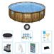Bestway Rond Power Steel Swim Vista Zwembad - Houtprint - 488 x 122