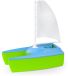 Lena zeilboot speelgoed - kleurrijke badspeelgoed boot voor kinderen.