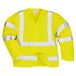 Portwest FR73YERXX/3X Hi-Vis Jacket, Flame Resistant, Regular, Size: XX/3X, Yellow