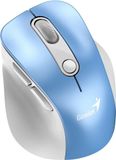 Genius Ergo 9000S Pro souris sans fil, Bluetooth, 2400 DPI, RGB, bleu