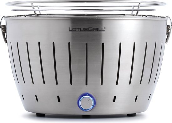 LotusGrill Classic Hybrid Tafelbarbecue - Ø350mm - rvs rvs