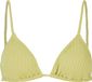 Protest Mixjeux Triangel bikini top Dames Sour Green Effen Mouwloos