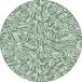 Bonateks Ronde digitaal bedrukte muismat, antislip onderkant, voor kantoor en thuis, diameter: 22 cm