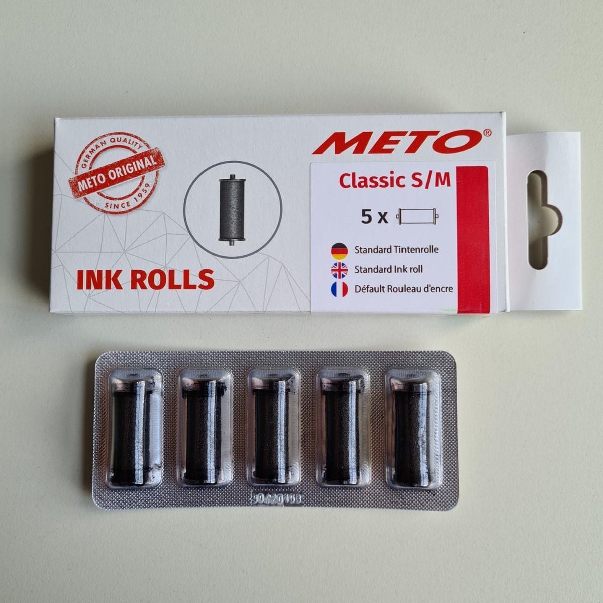 Meto Inktrol Classic S en M - verpakt per 5 stuks