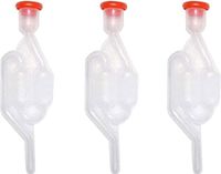 Shenzhen Haorui Industrial Technology Co., Ltd. Tubes de fermentation transparents - 3 pièces de valves de fermentation en plastique - clapet anti-retour pour vin