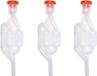 Shenzhen Haorui Industrial Technology Co., Ltd. Tubes de fermentation transparents - 3 pièces de valves de fermentation en plastique - clapet anti-retour pour vin