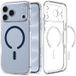 Spigen Ultra Hybrid MagFit iPhone 18 Pro Max / 17 Pro Max Hoesje Transparant Blauw