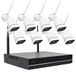 PNI House WiFi660 NVR kit de vidéosurveillance 8 canaux et 8 caméras extérieures sans fil 3MP, P2P, IP66