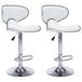 VidaXL Barstoelen 2 stuks Kunstleer Wit