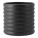 DBKD Cache-pot Mud noir Très grand, Ø 27 cm