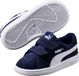 PUMA Smash v2 SD V Inf Kinderen Sneakers - Peacoat-Puma White - Maat 25