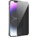 HOCO G15 Film de protection écran confidentialité pour Apple iPhone 16 Plus / 15 Plus, Verre trempé, Full Glue, 5D