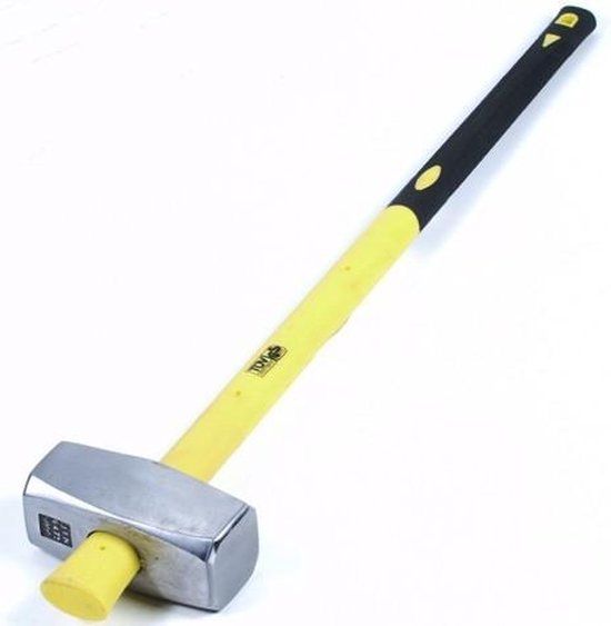 Huismerk Voorhamer Voorhamer 5 Kg vierkant Fiber Rubber Anti-slip Staal
