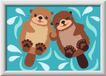 Ravensburger CreArt Otter Love Schilderen op Nummer