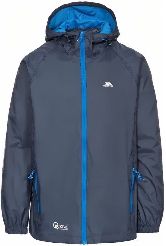 Trespass Qikpac Jas Blauw 3XL Man